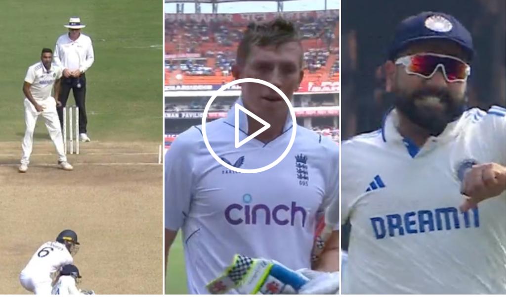 [Watch] R Ashwin, Rohit Sharma Team-Up To Dismiss Crawley In IND vs ENG 1st Test